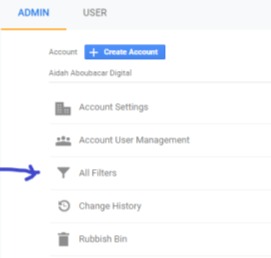 Exclude your IP address from GA